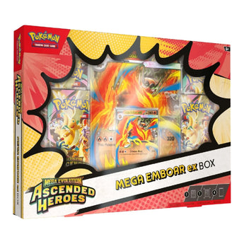 Pokemon TCG Ascended Heroes Mega Emboar ex Box