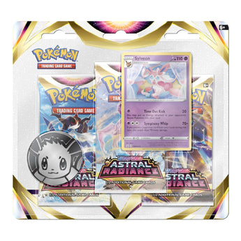 Pokemon TCG Astral Radiance 3 Booster Packs Sylveon Promo