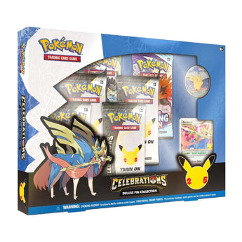 Pokemon TCG Pokemon Celebrations Deluxe Pin Collection Zacian Lv X