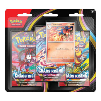 Pokemon TCG Chaos Rising 3 Pack Blister Charmeleon