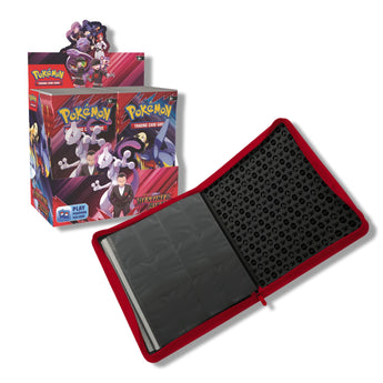 Pokemon TCG: Destined Rivals - Booster Box + Charizard 12 - Pocket Binder Bundle