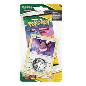 Pokemon TCG Evolving Skies Checklane Blister Eevee
