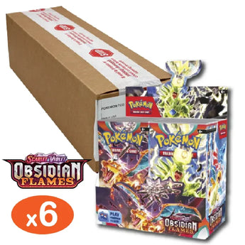 Pokemon TCG Obsidian Flames 6x Booster Box Sealed Case
