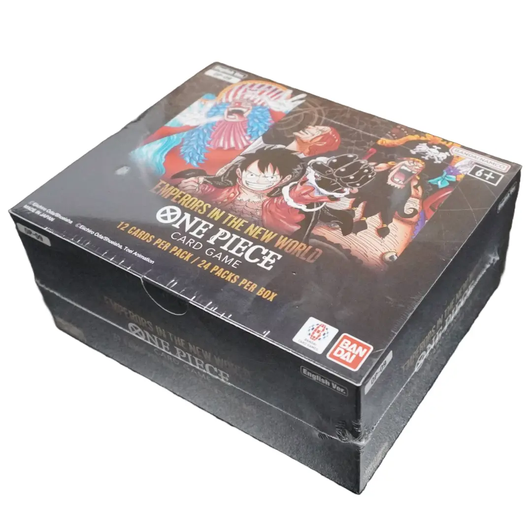 op09 booster box english One Piece The Four Emperors OP-09 Japanese Japan2UK 09 Rarities Leader x6 Common x45 Uncommon x30 Rare x26 Super Rare x10 Secret Rare x2 Special Card x6 Treasure Rare x1 DON One Piece Tcg OP-09 Emperors