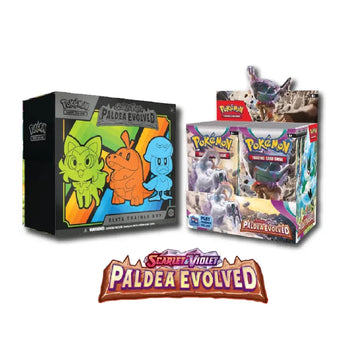 Pokemon TCG Paldea Evolved Booster Box Elite Trainer Box Bundle