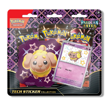 Pokemon TCG Paldean Fates Sticker Collection 3 Packs