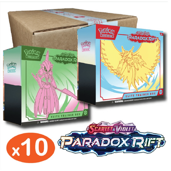 Pokemon TCG Paradox Rift 10x Elite Trainer Box Sealed Case