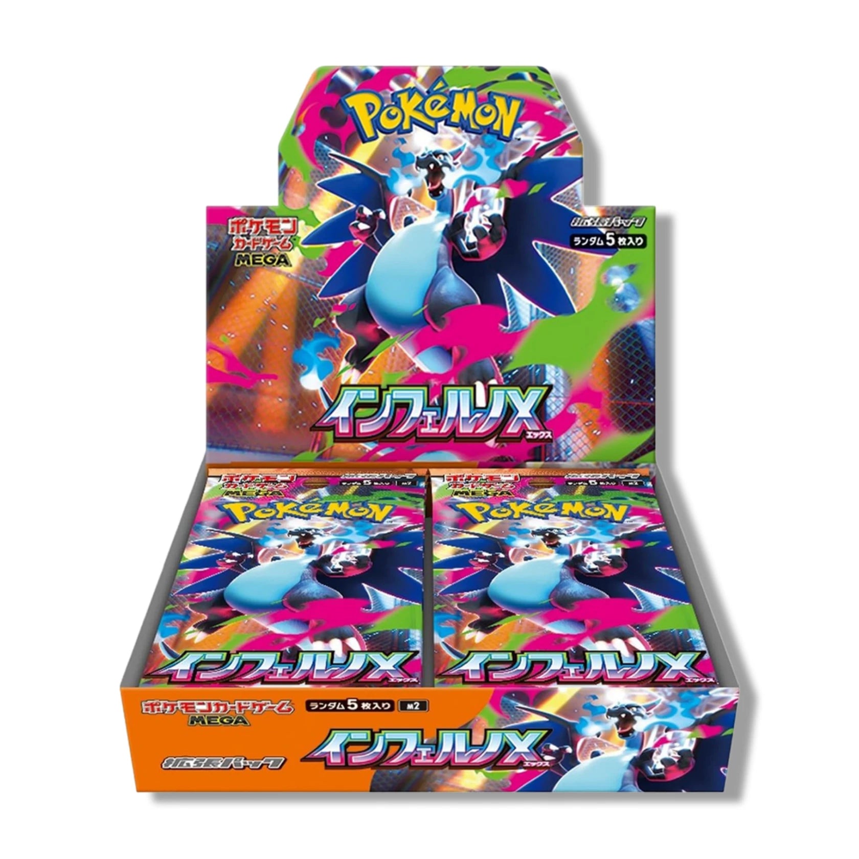 Buy Pokemon TCG Inferno X Booster Box - Mega Charizard [JP Buy Pokemon TCG Inferno X Booster Box - Mega Charizard [JP