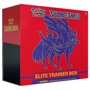 Pokemon TCG Sword Shield Base Elite Trainer Box Zacian