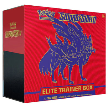 Pokemon TCG Sword Shield Base Elite Trainer Box Zacian