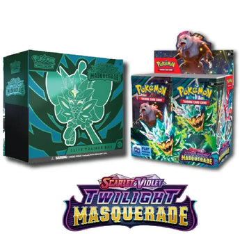 Pokemon TCG Twilight Masquerade Booster Box Elite Trainer Box Bundle