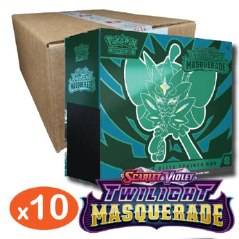 Pokemon TCG Twilight Masquerade 10x Elite Trainer Box Sealed Case