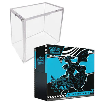Pokemon TCG Black Bolt Elite Trainer Box Acrylic Bundle