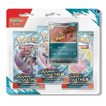Pokemon TCG Journey Together 3 Pack Blister