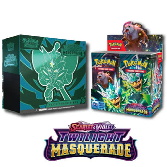 Pokemon TCG: Twilight Masquerade - Booster Box + Elite Trainer Box Bundle