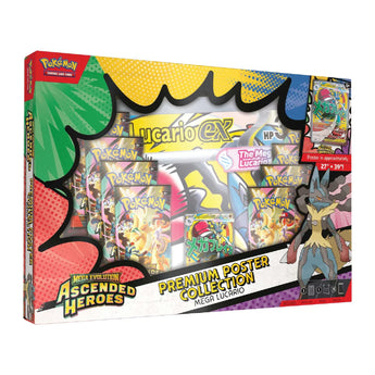 Pokemon TCG Ascended Heroes Mega Lucario Premium Poster Collection