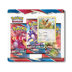 Pokemon TCG Battle Styles Triple Pack Blister Eevee
