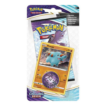 Pokemon TCG Chilling Reign 1 Pack Checklane Blister Phanpy