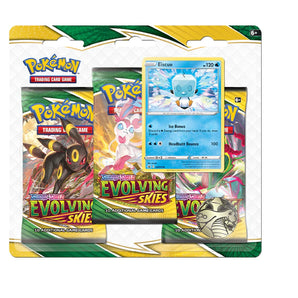 Pokemon TCG Evolving Skies 3 Pack Blister Eiscue