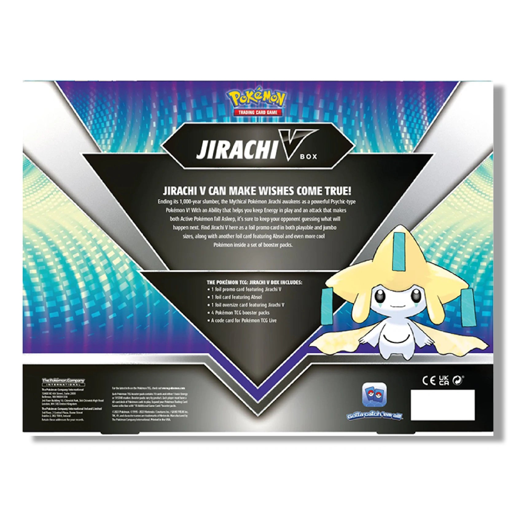 Pokemon TCG Jirachi V Box with Booster Packs & Promo Cards OBSIDIA TCG Pokemon TCG Jirachi V Box with Booster Packs & Promo Cards OBSIDIA TCG