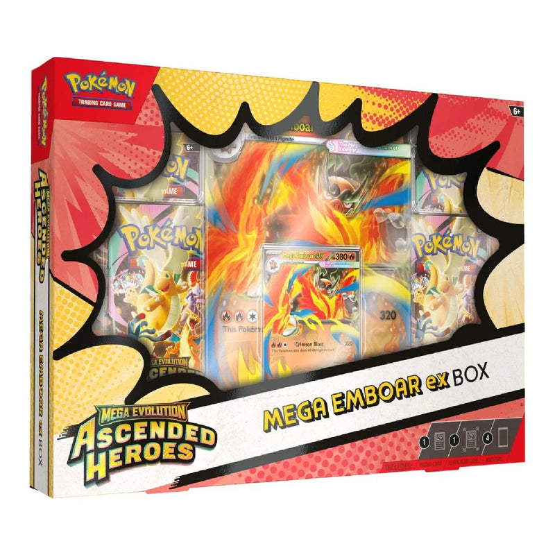 Pokémon TCG: Ascended Heroes - Mega Emboar ex Box OBSIDIA TCG