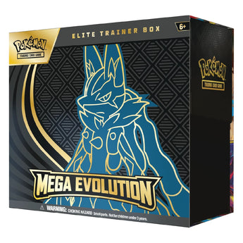 Pokemon TCG Mega Evolution Elite Trainer Box Lucario Acrylic Display Case Bundle - image 4