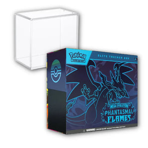 Pokemon TCG Phantasmal Flames Elite Trainer Box Acrylic Case Bundle