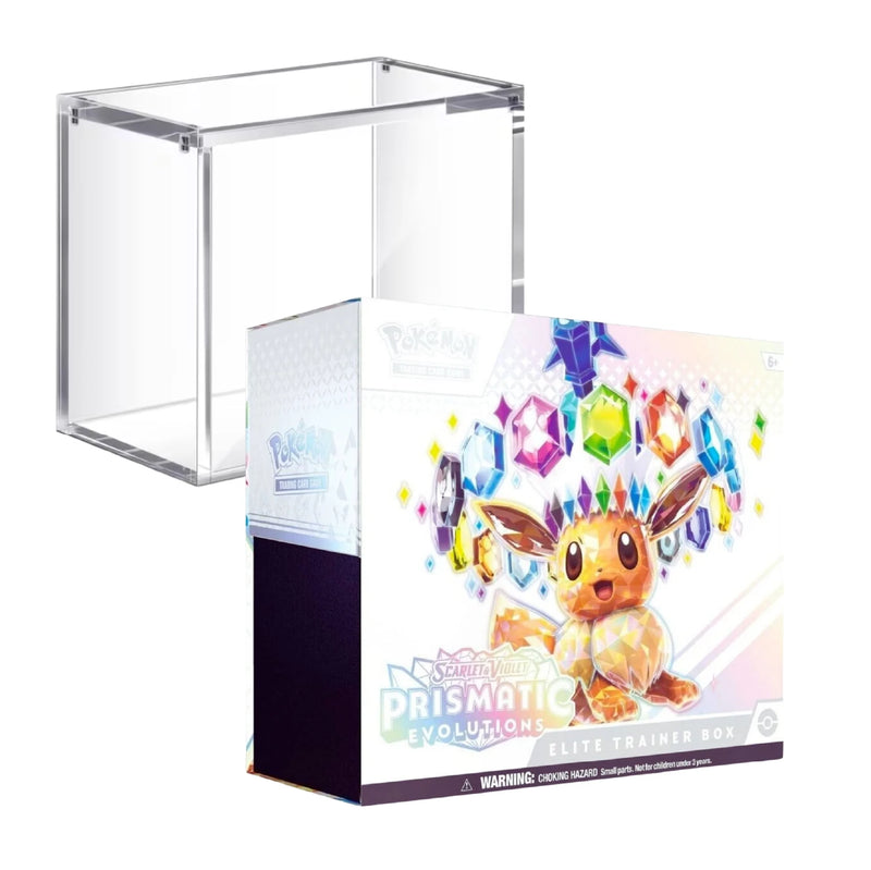 Pokemon TCG: Prismatic Evolutions - Elite Trainer Box + Acrylic Case Bundle