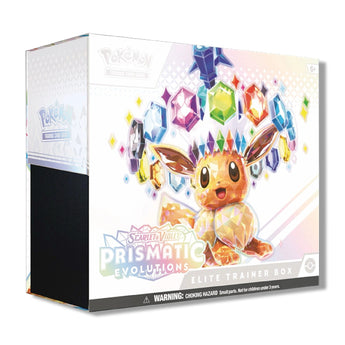 Pokemon TCG Prismatic Evolutions Elite Trainer box Front
