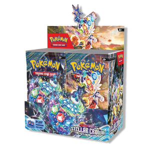 Pokemon TCG: Stellar Crown - Booster Box + Elite Trainer Box Bundle