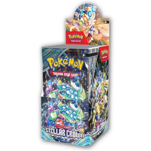 Pokemon TCG Stellar Crown Half Booster Box 18 Packs