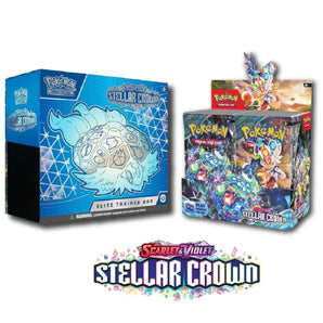 Pokemon TCG Stellar Crown Booster Box Elite Trainer Box Bundle