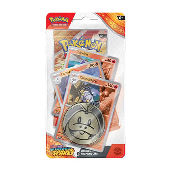 Pokemon TCG Surging Sparks Premium Checklane Blister Chandelure Promo