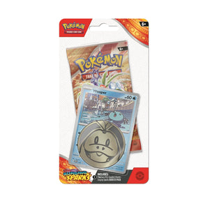 Pokemon TCG Surging Sparks Checklane Blister Wooper Promo