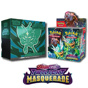 Pokemon TCG Twilight Masquerade Booster Box Elite Trainer Box Bundle