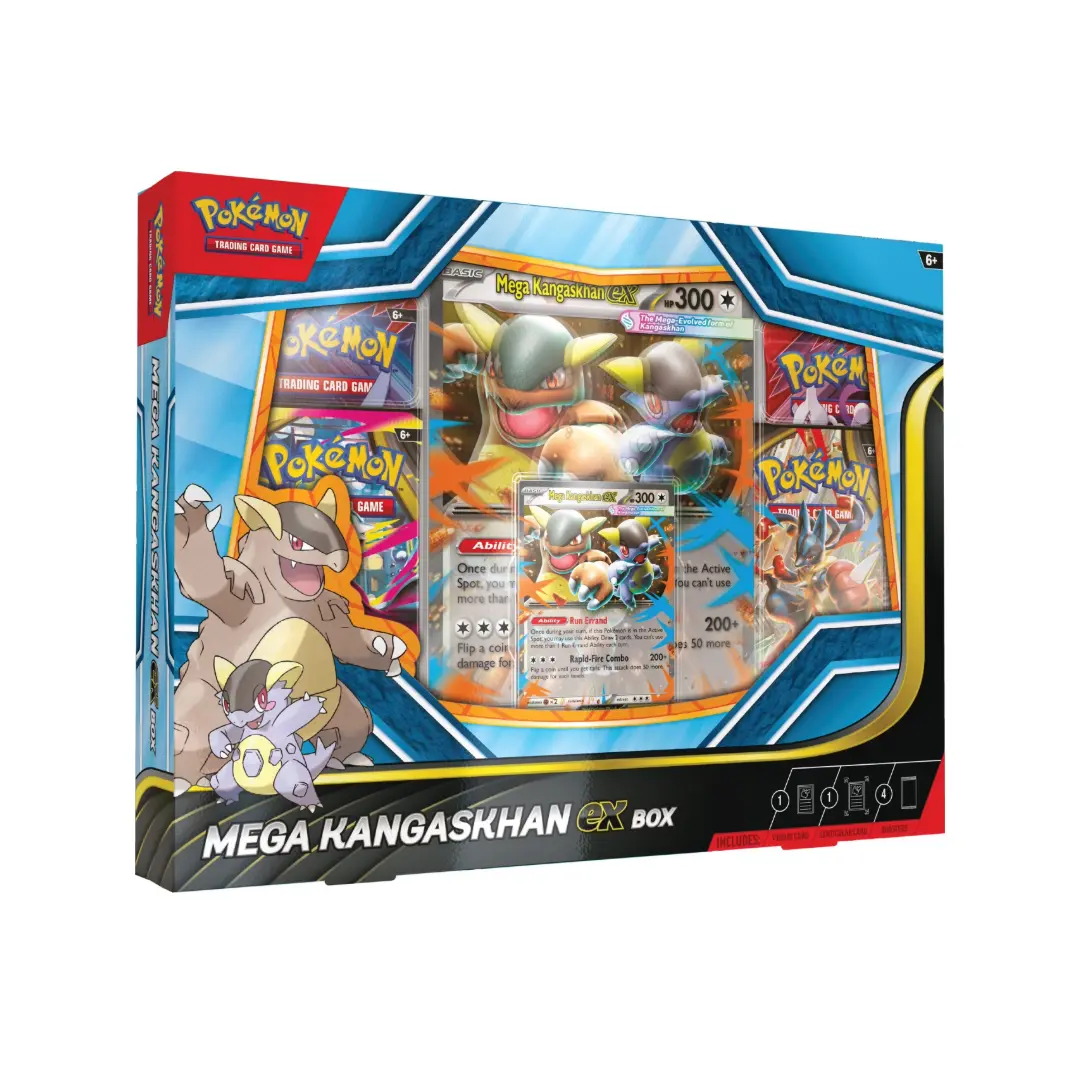 Mega Rivals Buy Mega Kangaskhan ex Box | 2 Mega + 2 Destined Rivals – OBSIDIA TCG