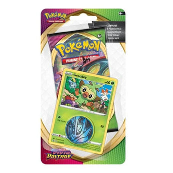 Pokemon TCG Vivid Voltage Premium Checklane Blister Grookey